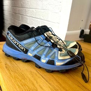 Salmon Fellraiser Trail Running Shoes, Size 7